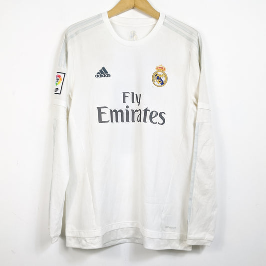 Original Real Madrid 2015/16 Home - Ronaldo #7 Size fit L (Long Sleeve)