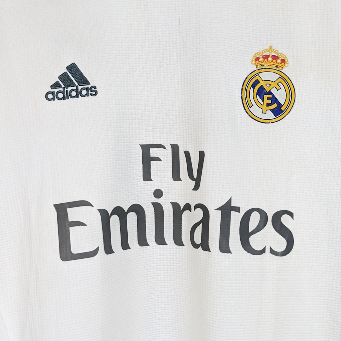 Original Real Madrid 2015/16 Home - Ronaldo #7 Size fit L (Long Sleeve)