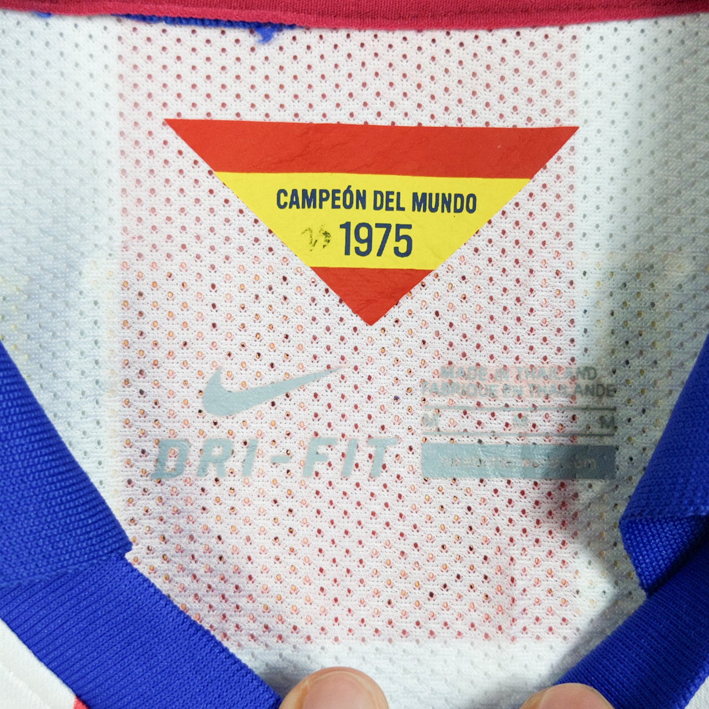 Original Atletico Madrid 2014/15 Home - Griezmann #7 Size M (Long Sleeve) (Player Issue)
