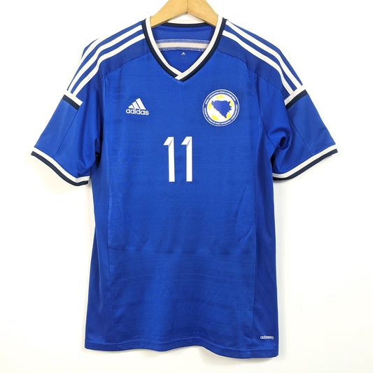 Original Bosnia and Herzegovina 2014/15 Home - Dzeko #11 Size M (Player Issue)