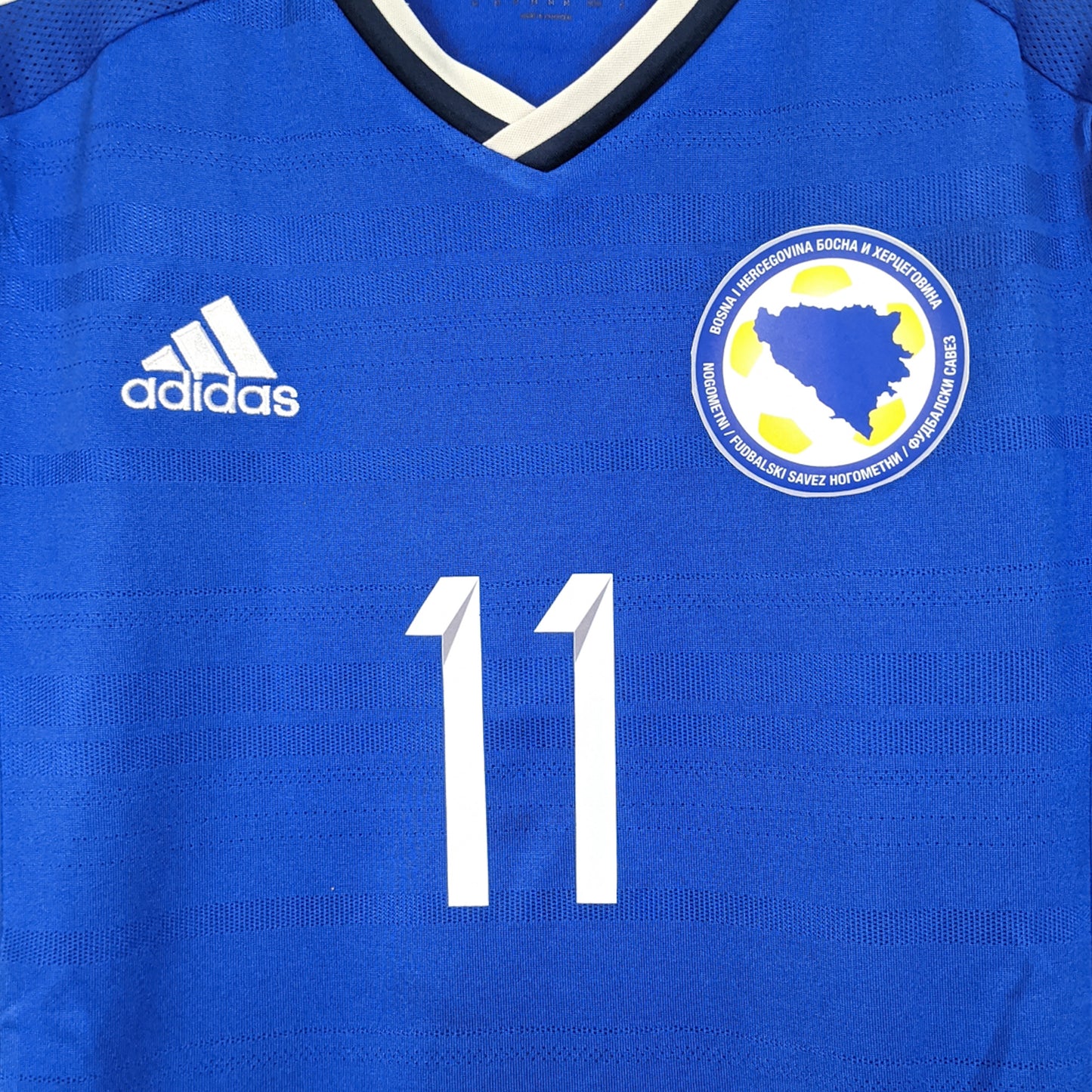 Original Bosnia and Herzegovina 2014/15 Home - Dzeko #11 Size M (Player Issue)
