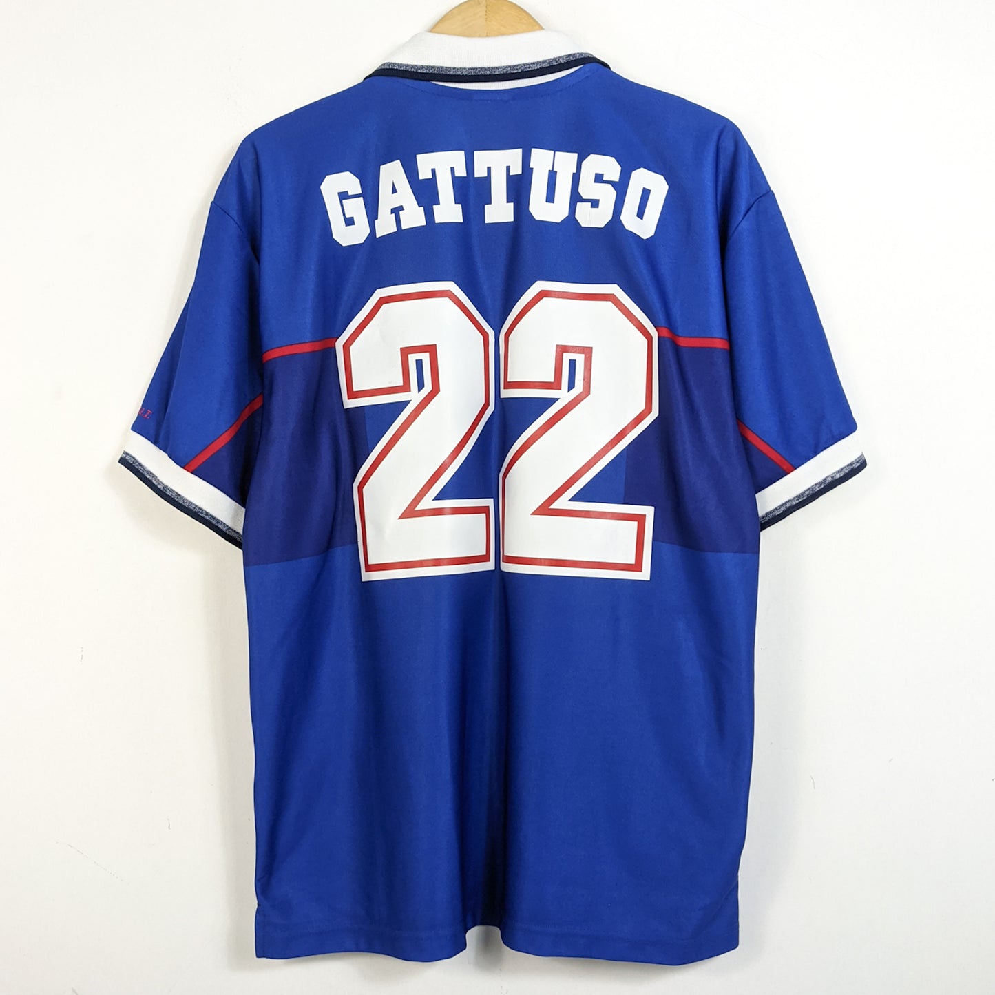 Original Rangers 1997/99 Home - Gattuso #22 Size L