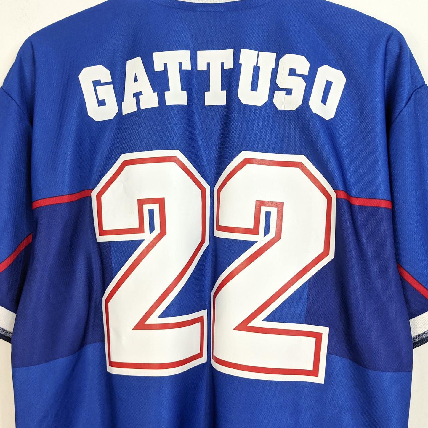 Original Rangers 1997/99 Home - Gattuso #22 Size L