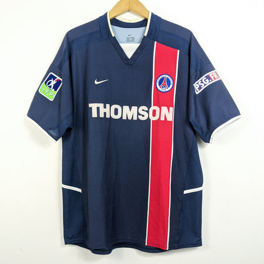 Original Paris Saint-Germain 2002/03 Home - Ronaldinho #10 Size L