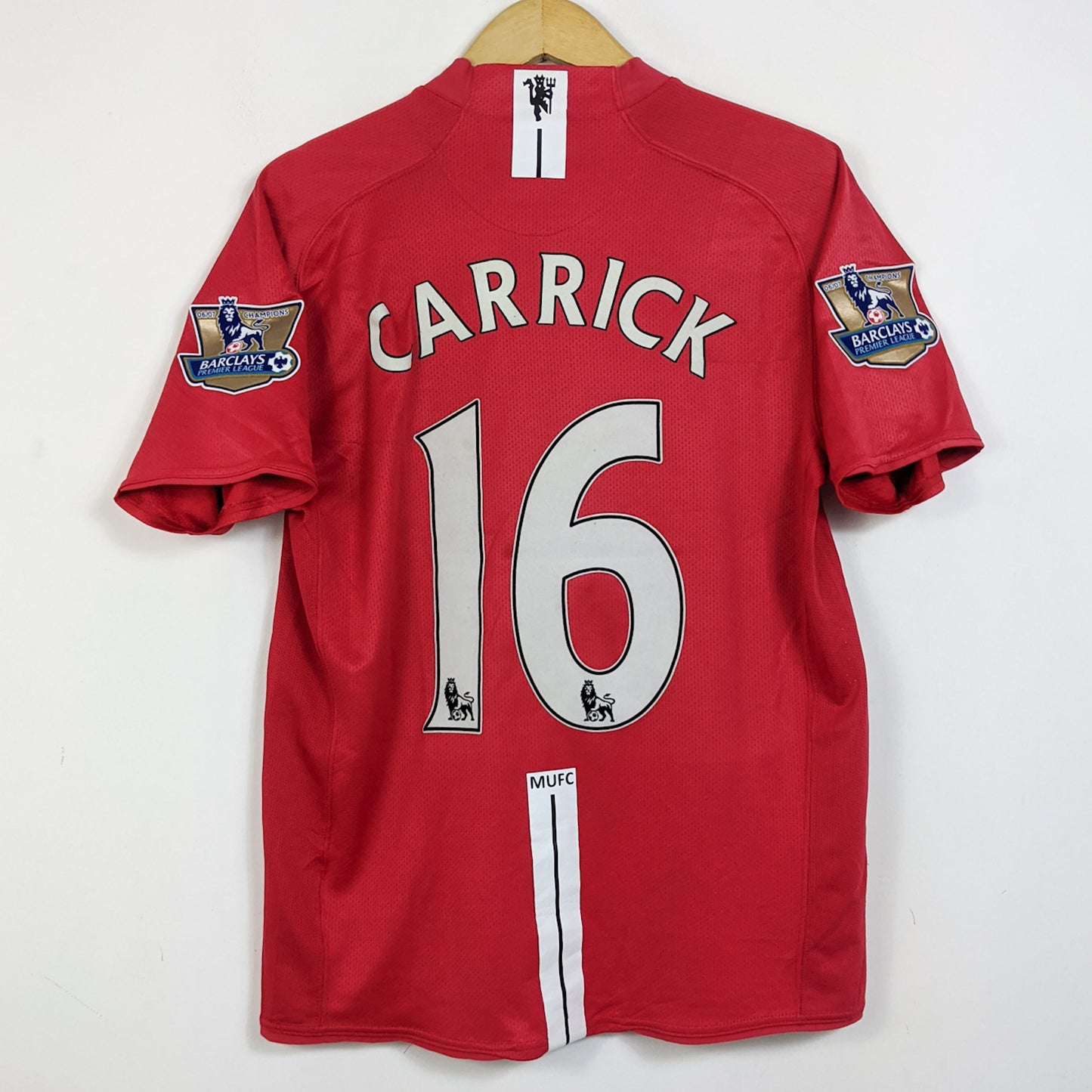 Original Manchester United 2007/08 Home - Carrick #16 Size M
