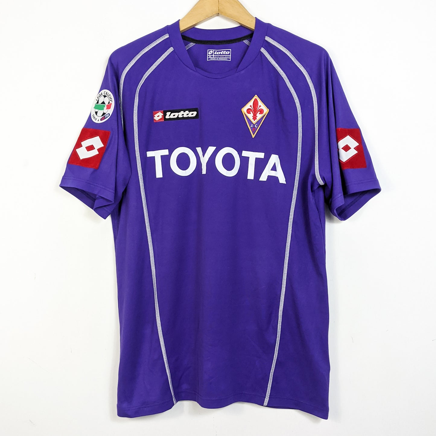 Original Fiorentina 2005/07 Home - Mutu #10 Size XL