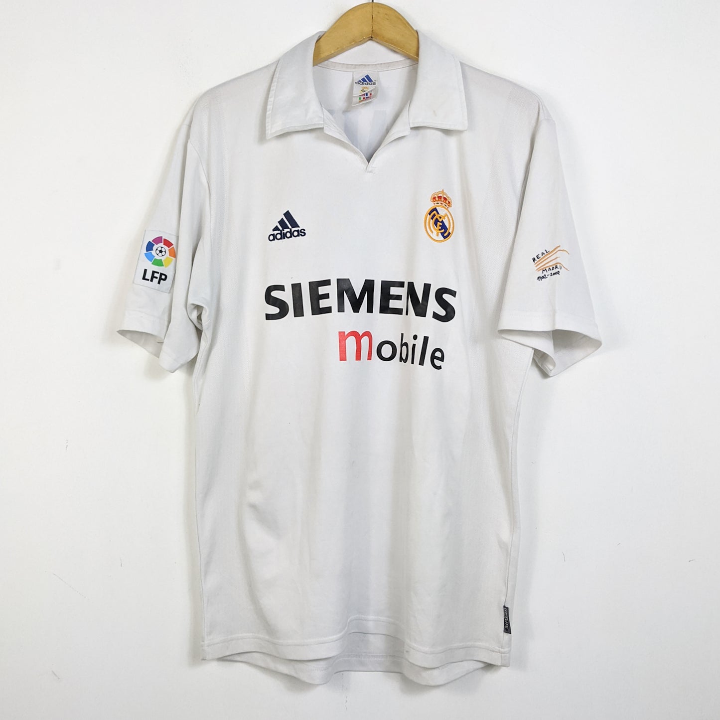 Original Real Madrid 2002/03 Home - Raul #7 Size M