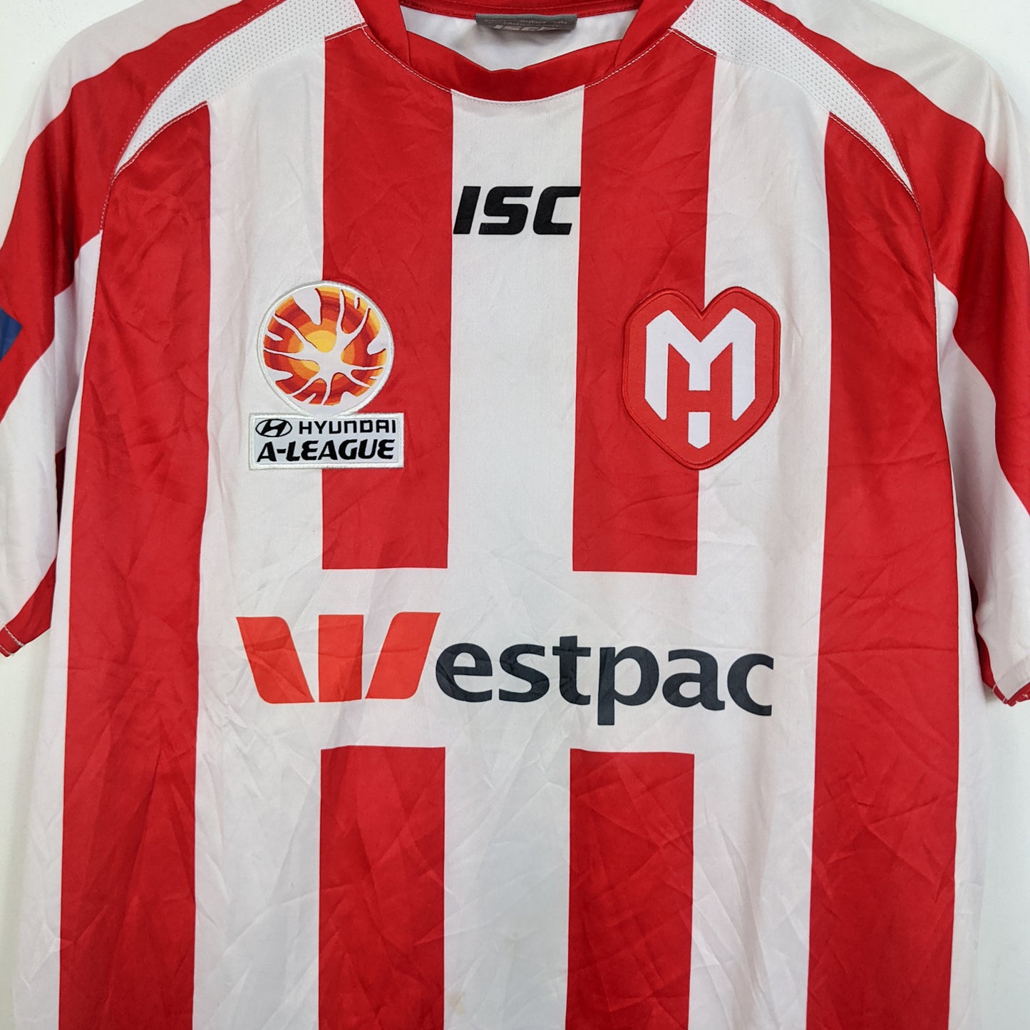 Original Melbourne Heart 2011/12 Home - Worm #7 Size S