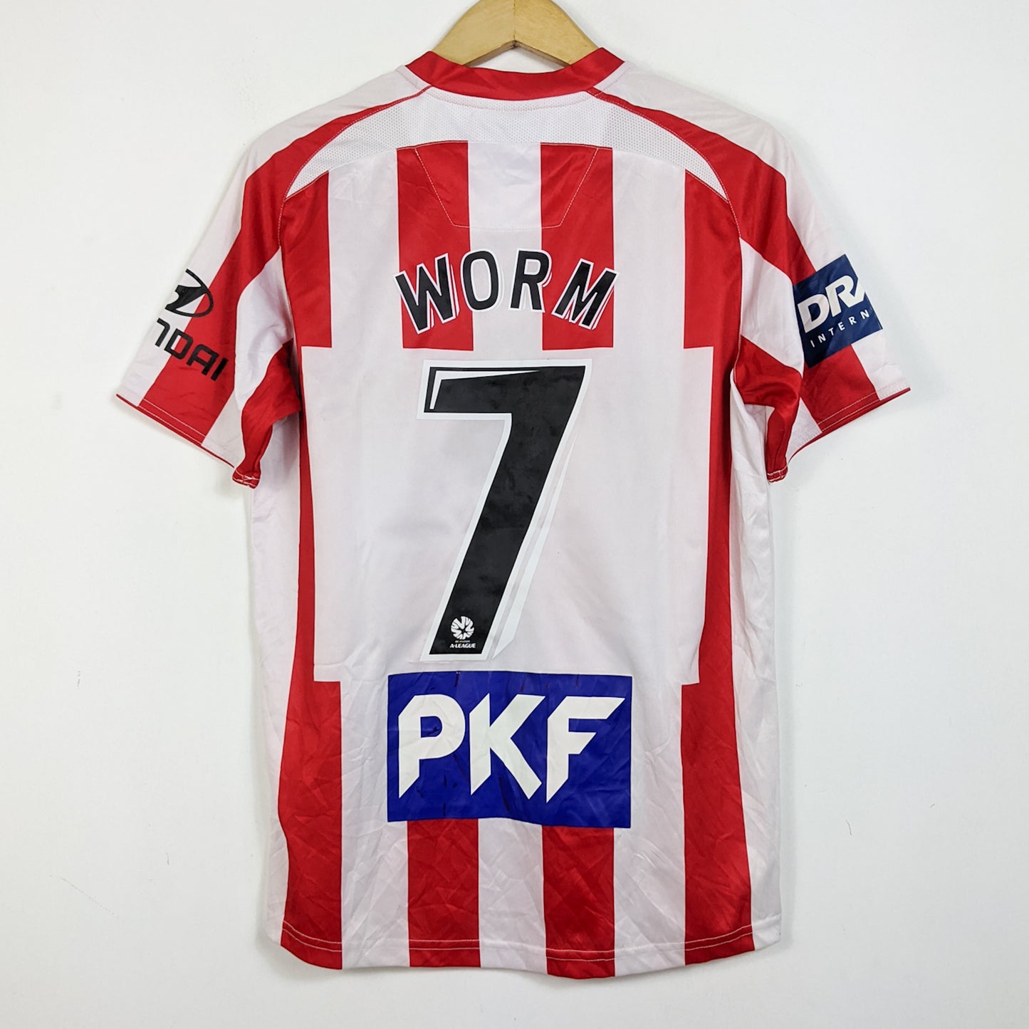 Original Melbourne Heart 2011/12 Home - Worm #7 Size S