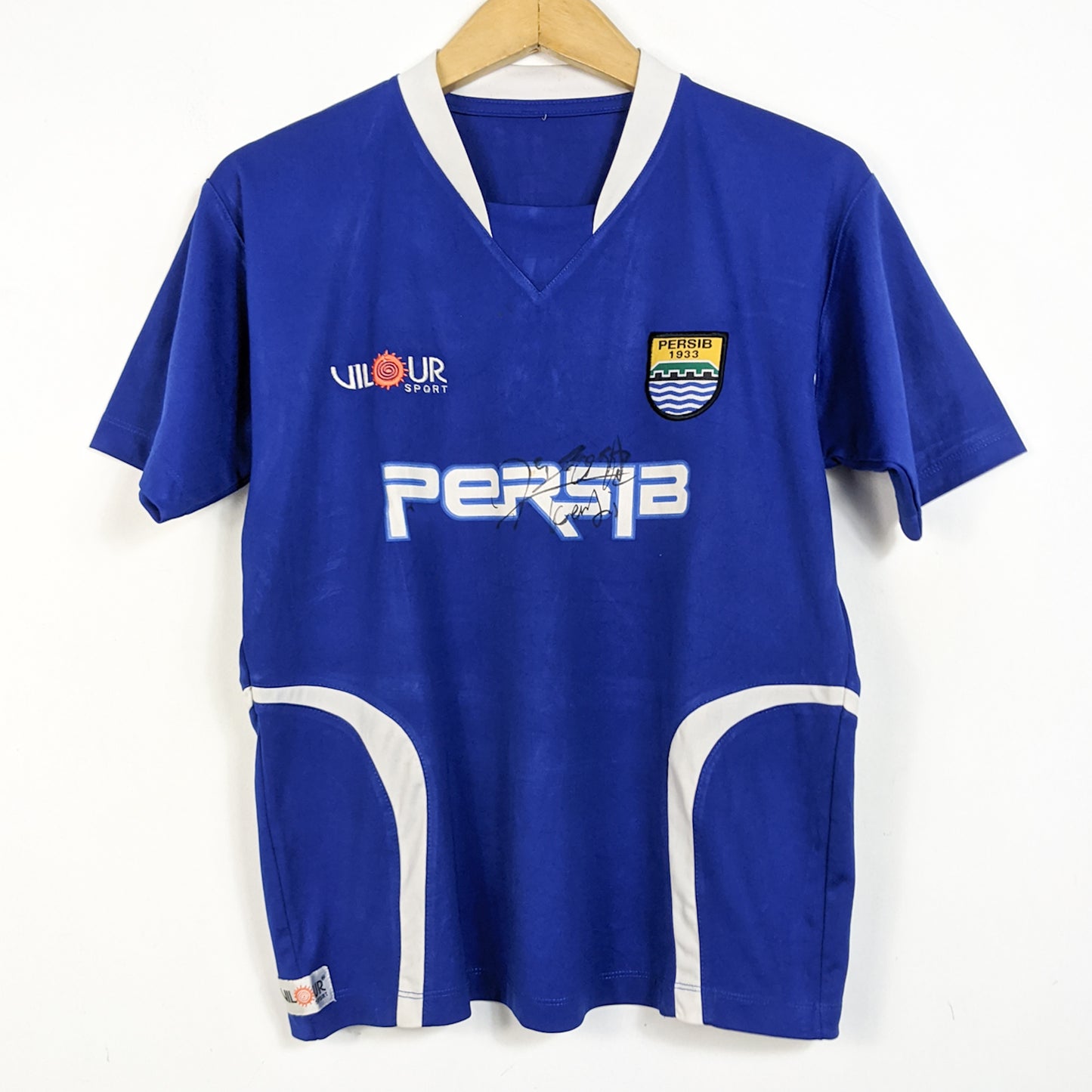 Original Persib Bandung 2007/08 Home - Bekamenga #9 Size M (Signed)