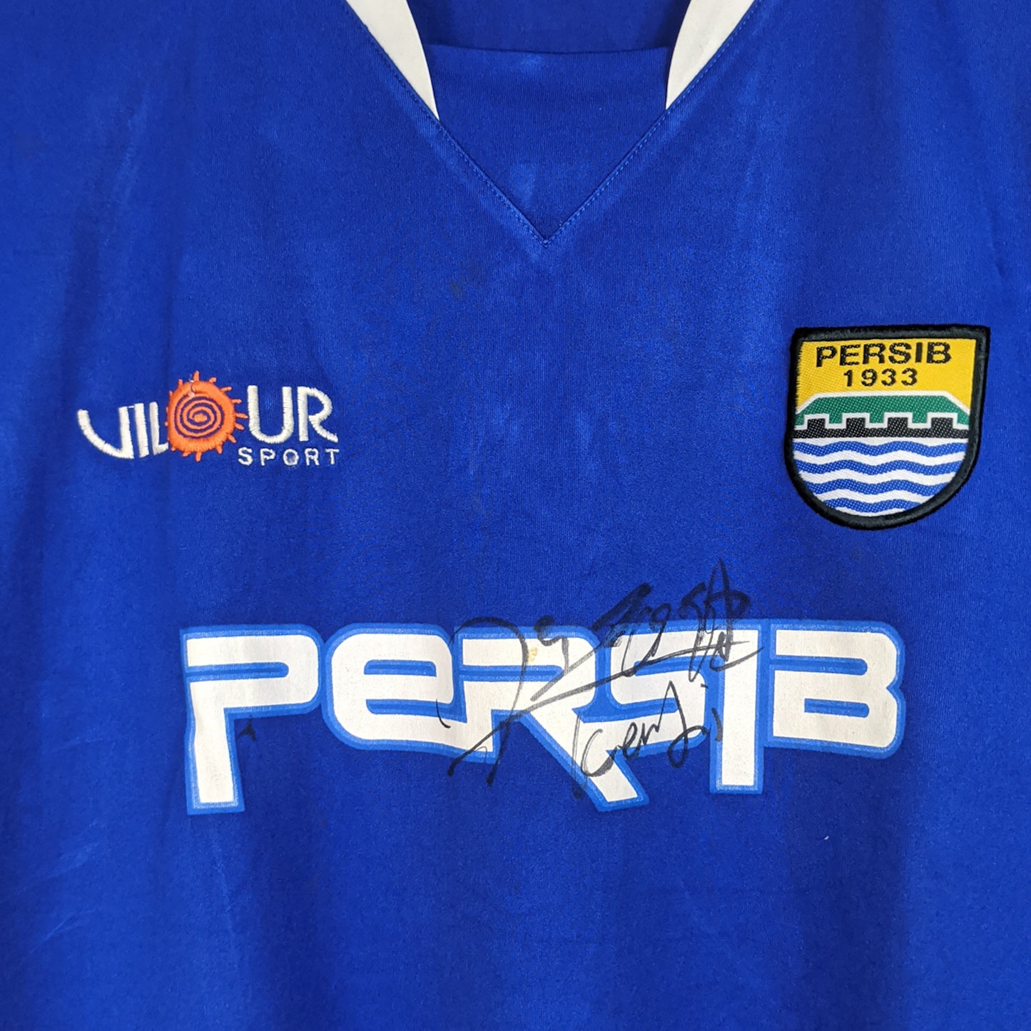 Original Persib Bandung 2007/08 Home - Bekamenga #9 Size M (Signed)