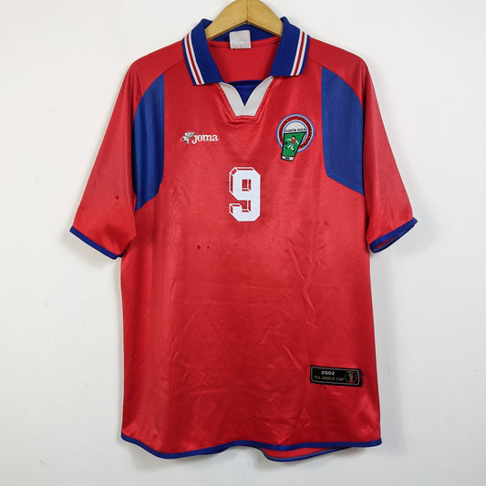 Original Costa Rica 2002 Home - Wanchope #9 Size fit L
