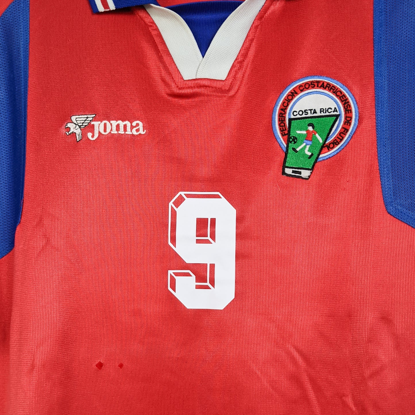 Original Costa Rica 2002 Home - Wanchope #9 Size fit L