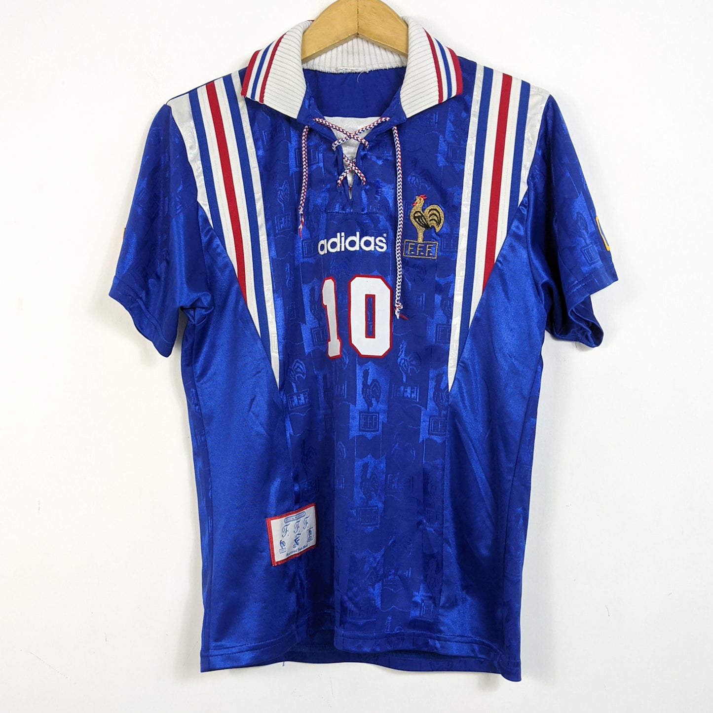 Original France 1996 Home - Zidane #10 Size XLB