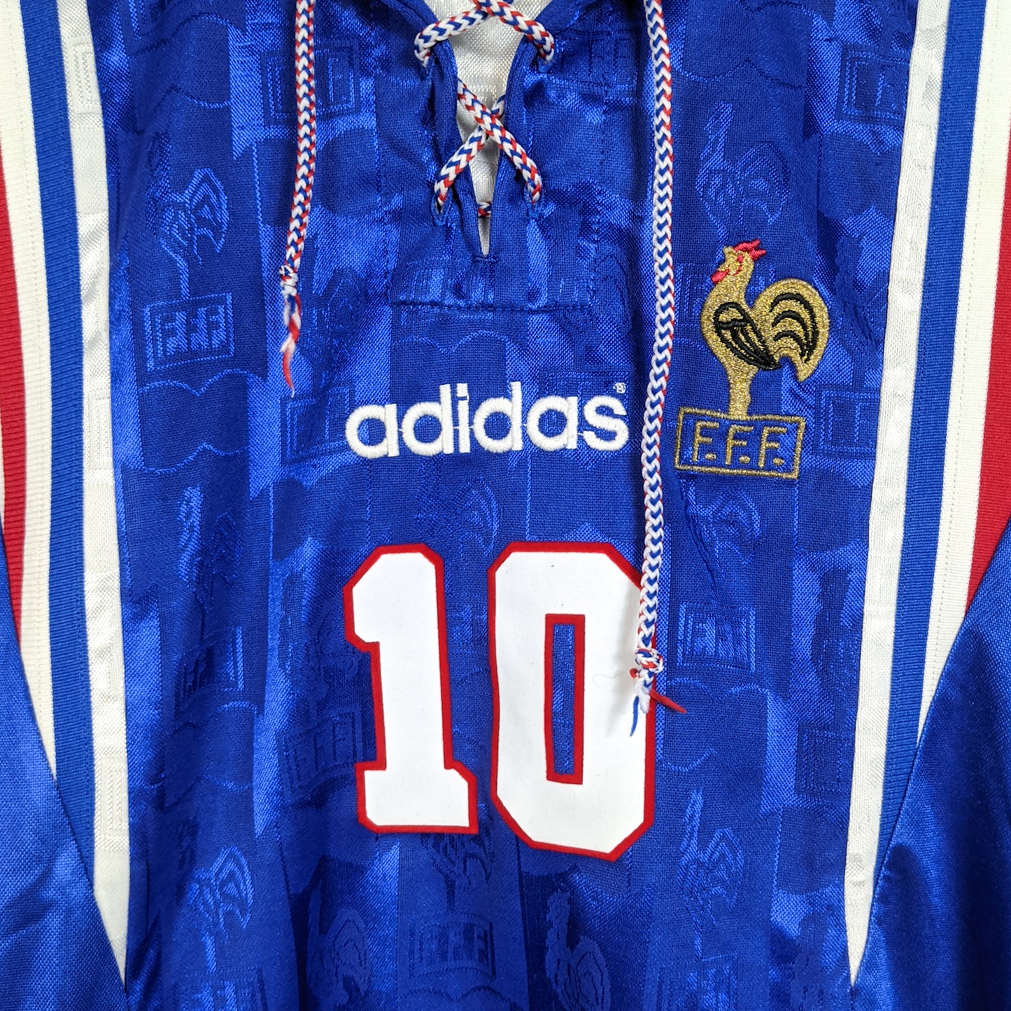 Original France 1996 Home - Zidane #10 Size XLB
