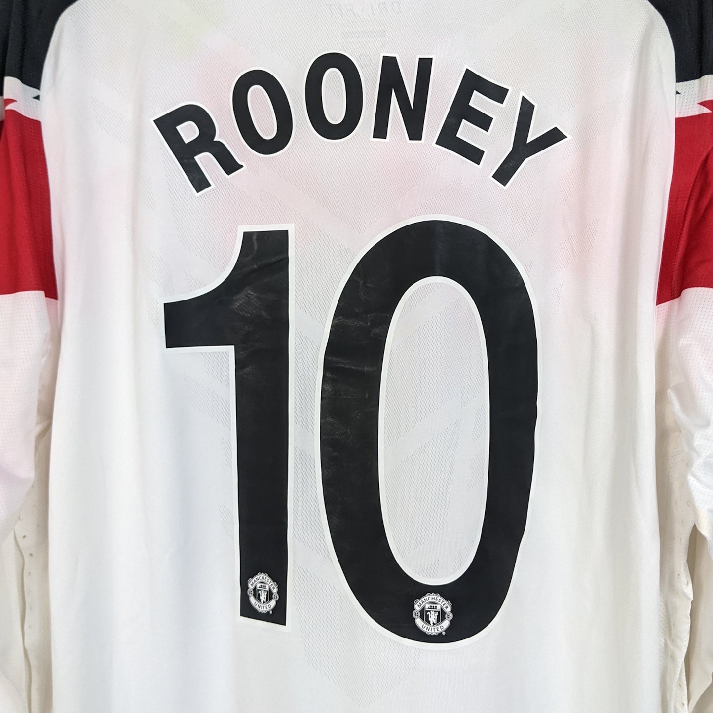 Original Manchester United 2010/12 Away - Rooney #10 Size XL (Long Sleeve) (Player Issue)