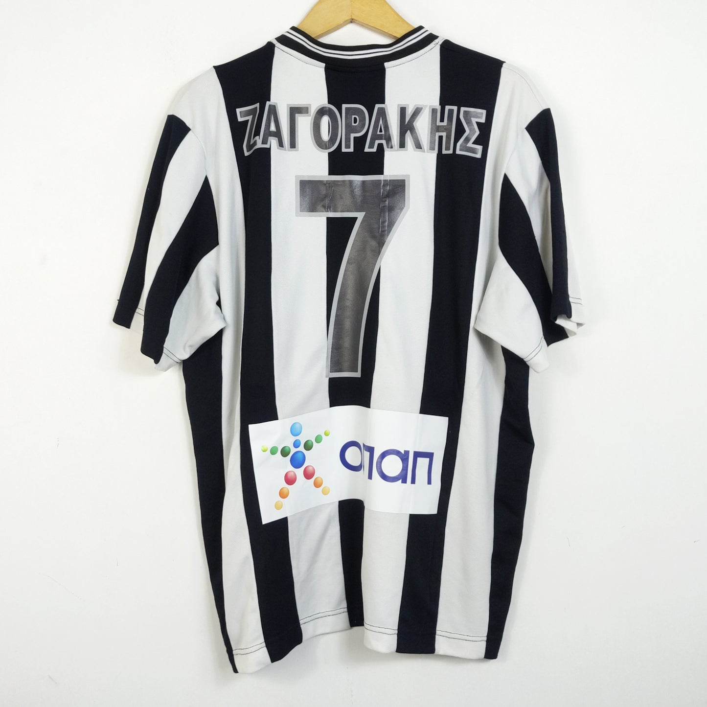 Original PAOK 2005/06 Home - Zagorakis #7 Size XXL fit XL
