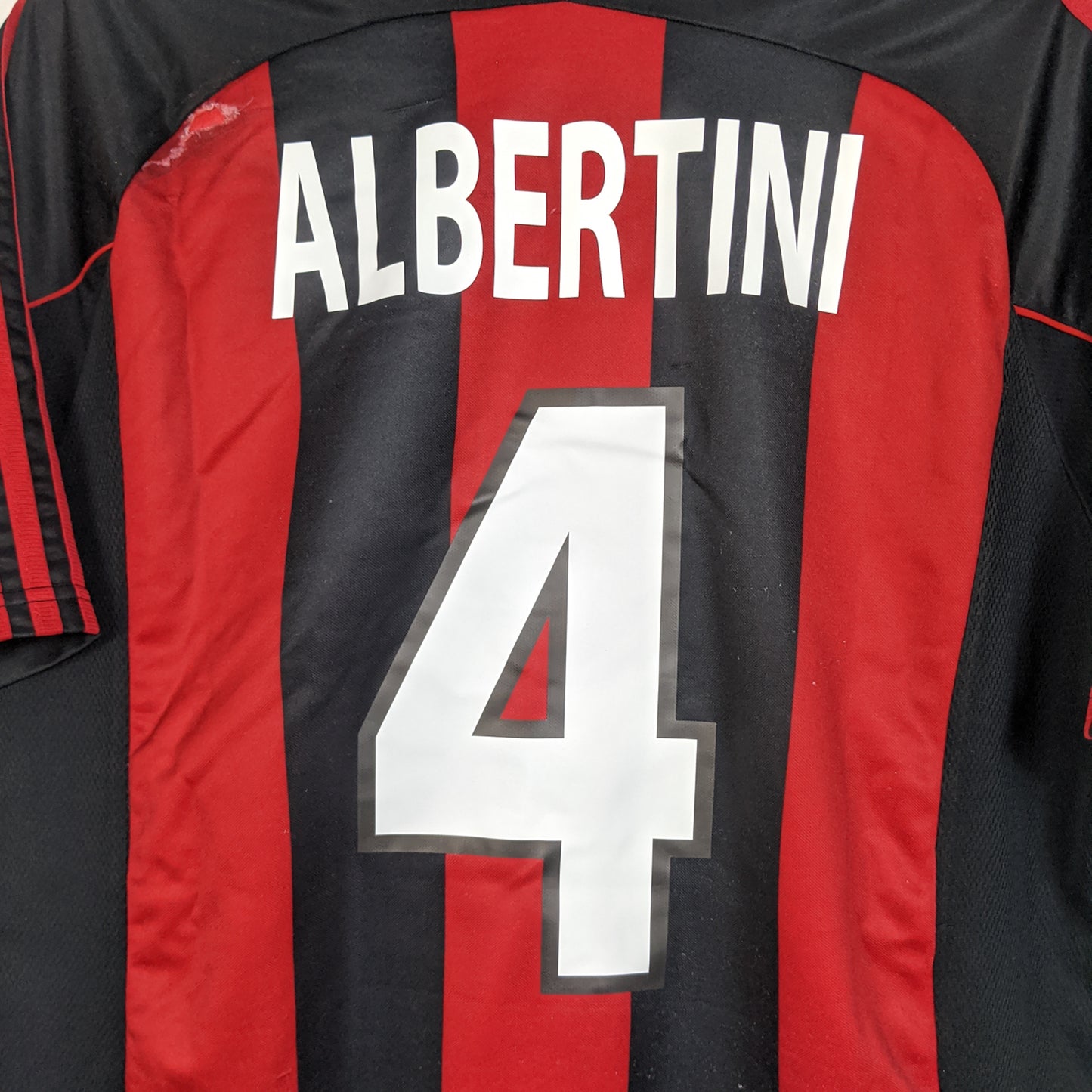 Original AC Milan 2000/02 Home - Albertini #4 Size XL