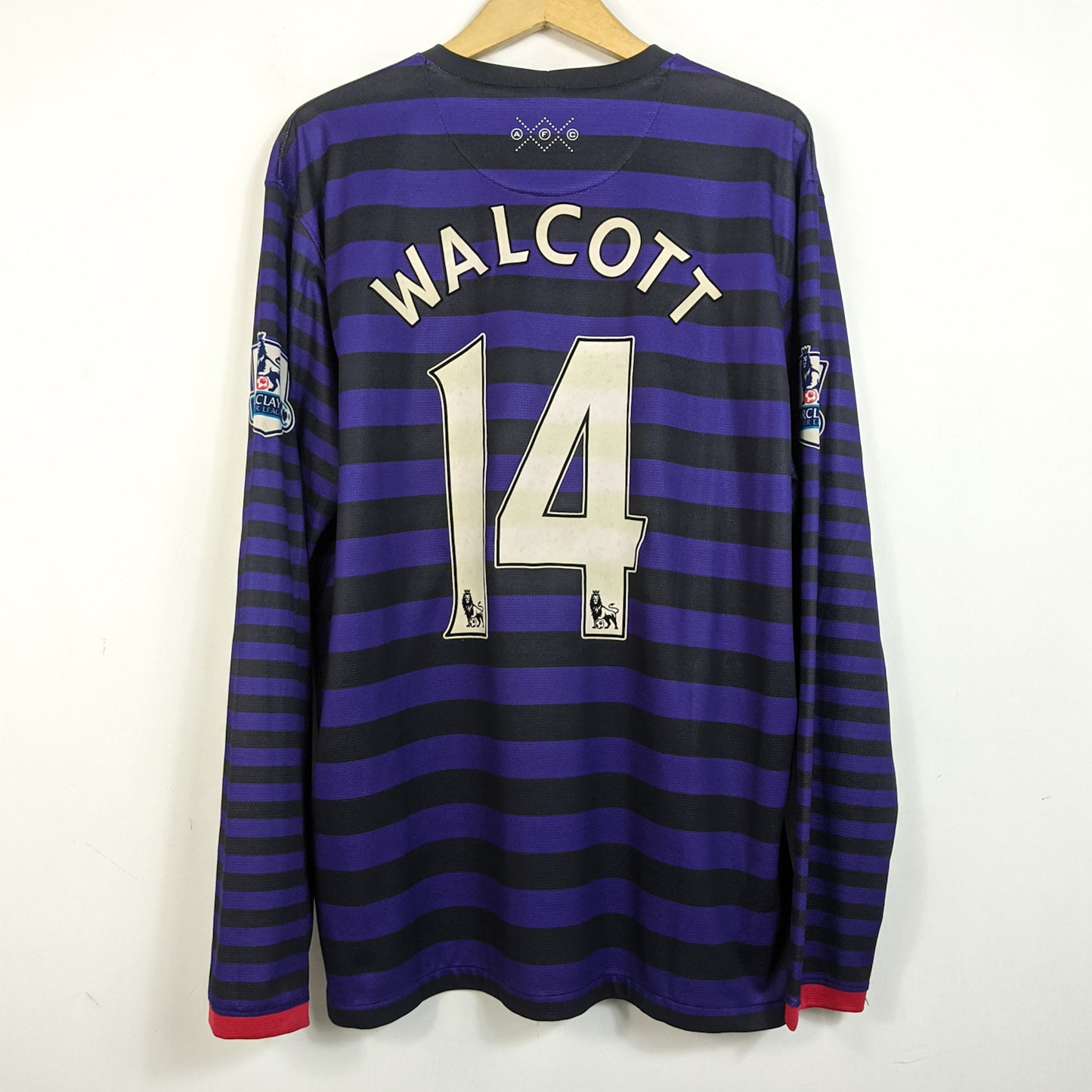 Original Arsenal 2012/13 Away - Walcott #14 Size XL (Long Sleeve)