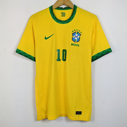 Original Brazil 2020/21 Home - Neymar Jr #10 Size M