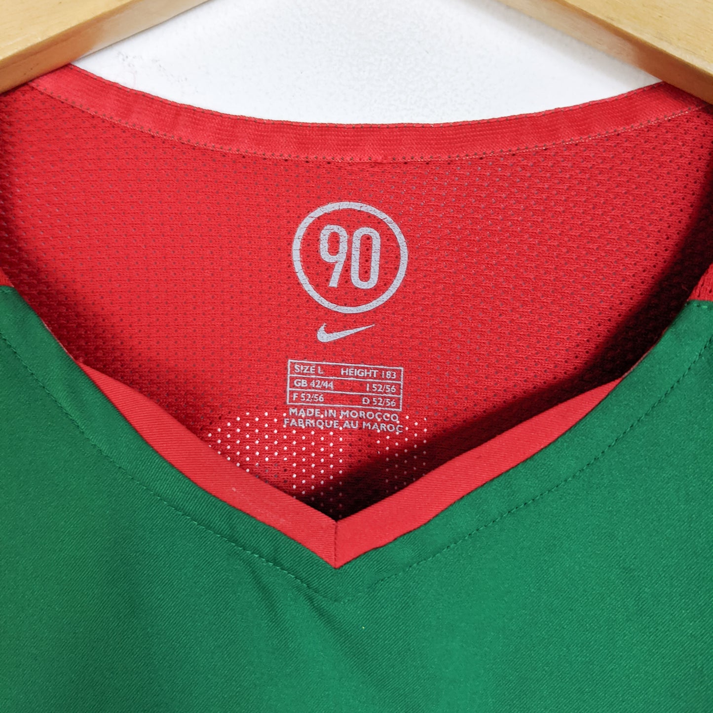 Original Morocco 2004/06 Home - Naybet #6 Size L