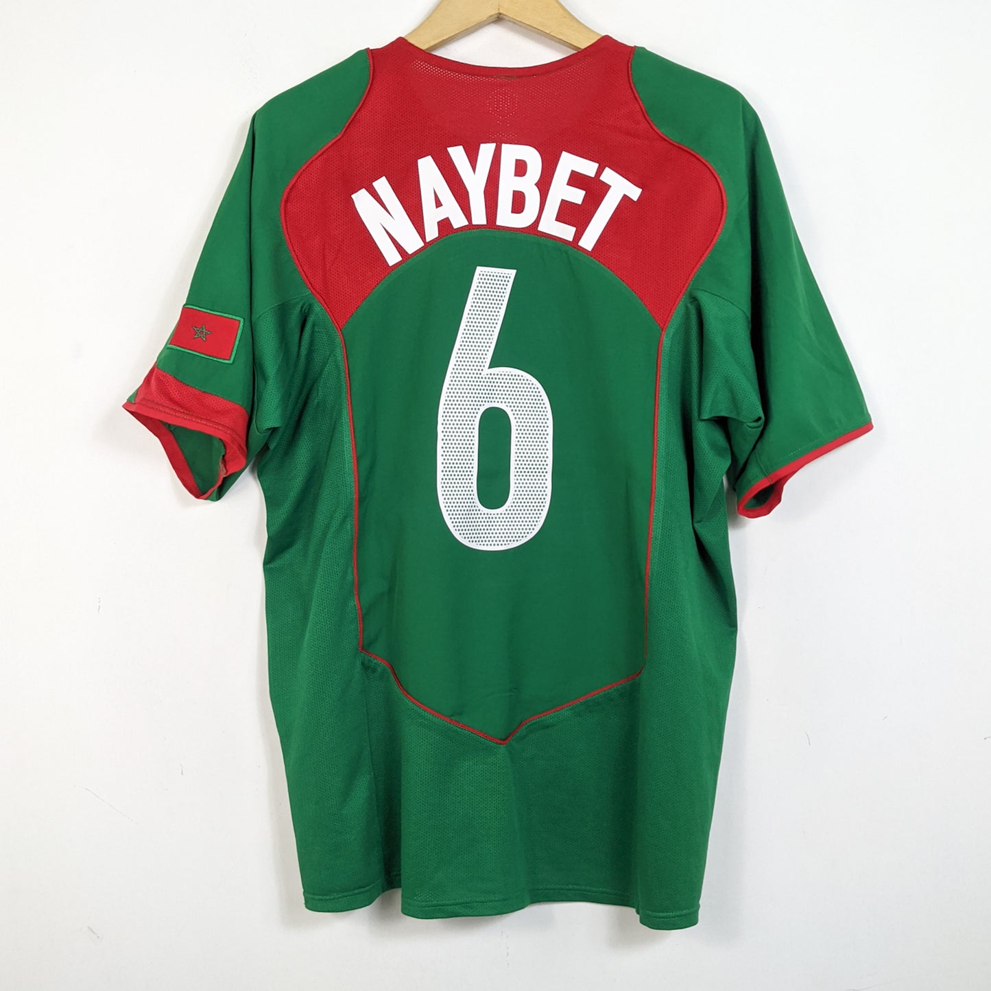 Original Morocco 2004/06 Home - Naybet #6 Size L
