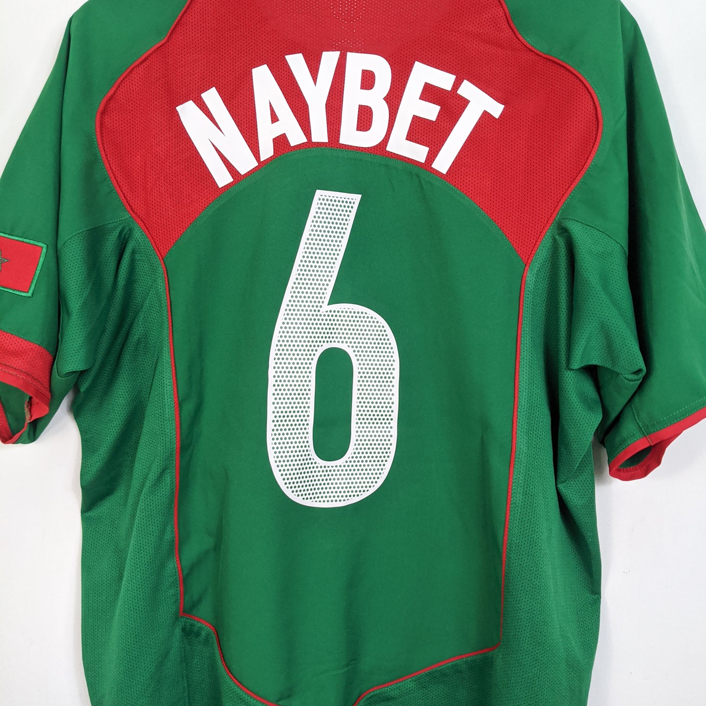 Original Morocco 2004/06 Home - Naybet #6 Size L