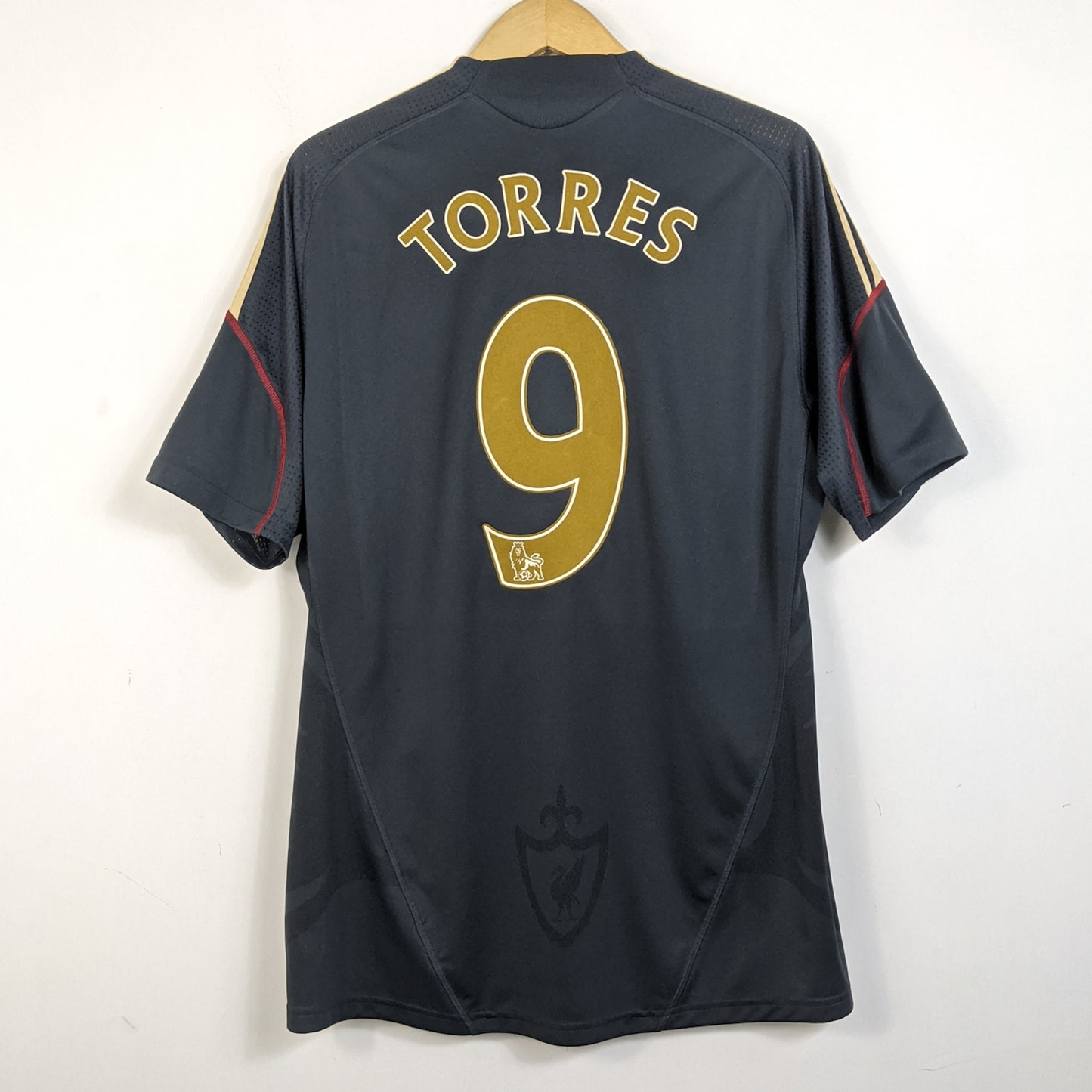 Original Liverpool 2009/10 Away - Torres #9 Size L