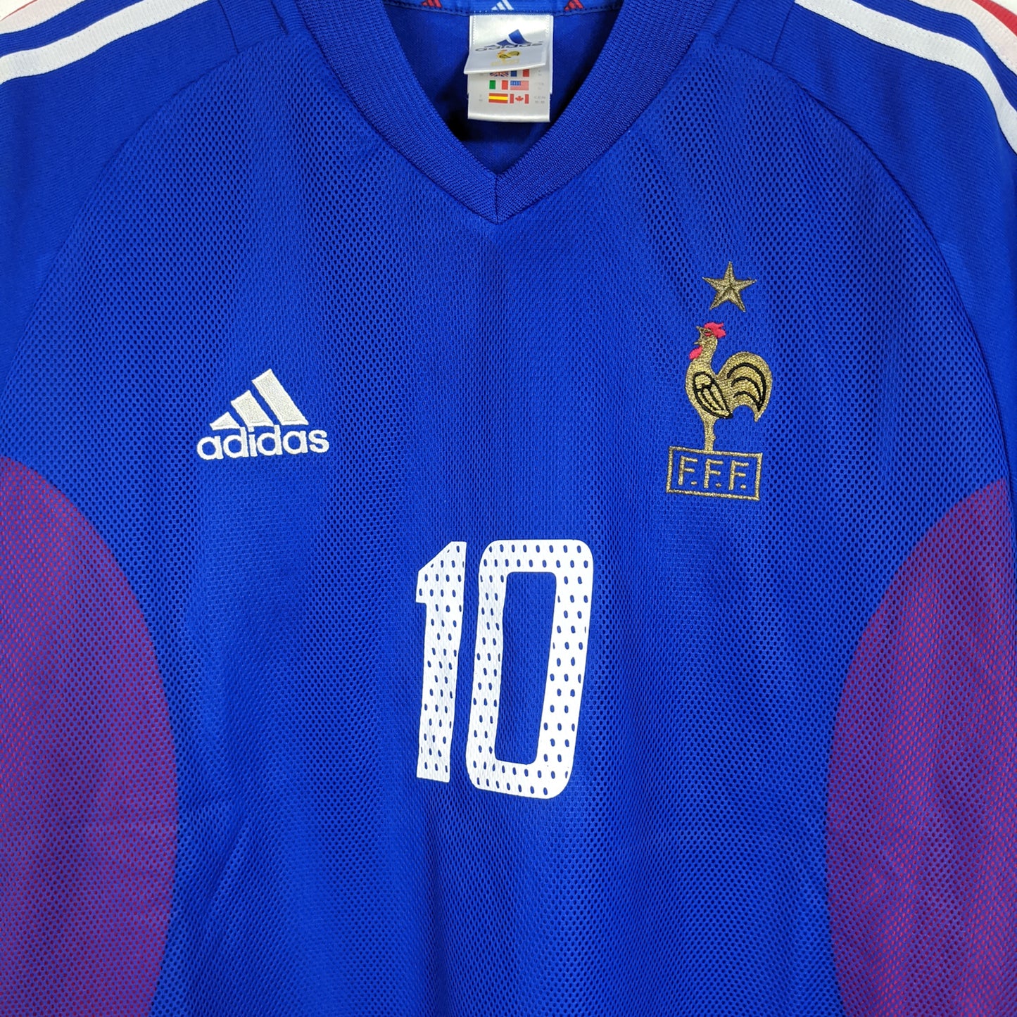 Original France 2002/04 Home - Zidane #10 Size M