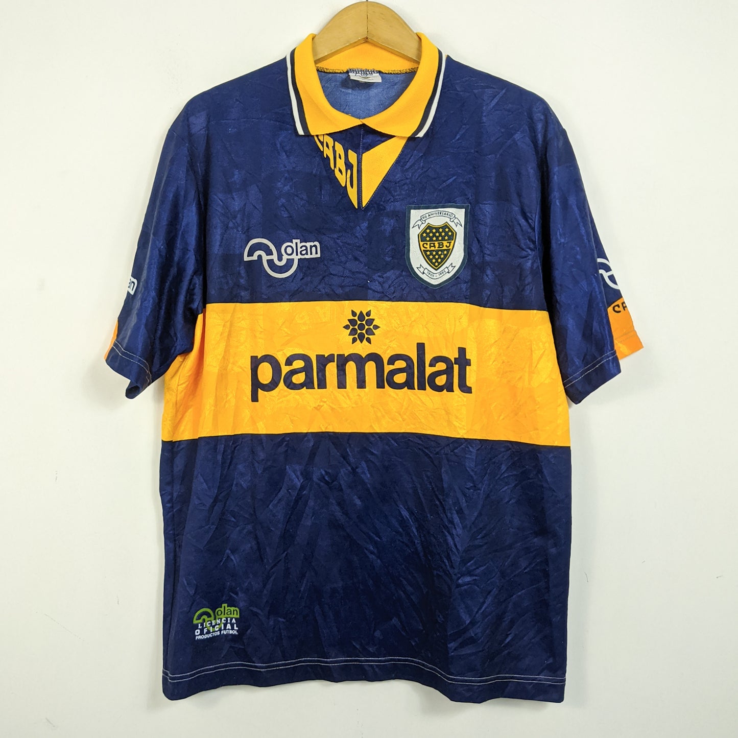 Original Boca Juniors 1995 90th Anniversary Home - Maradona #10 Size fit L