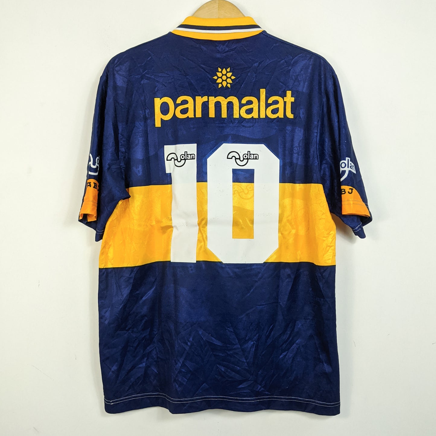 Original Boca Juniors 1995 90th Anniversary Home - Maradona #10 Size fit L