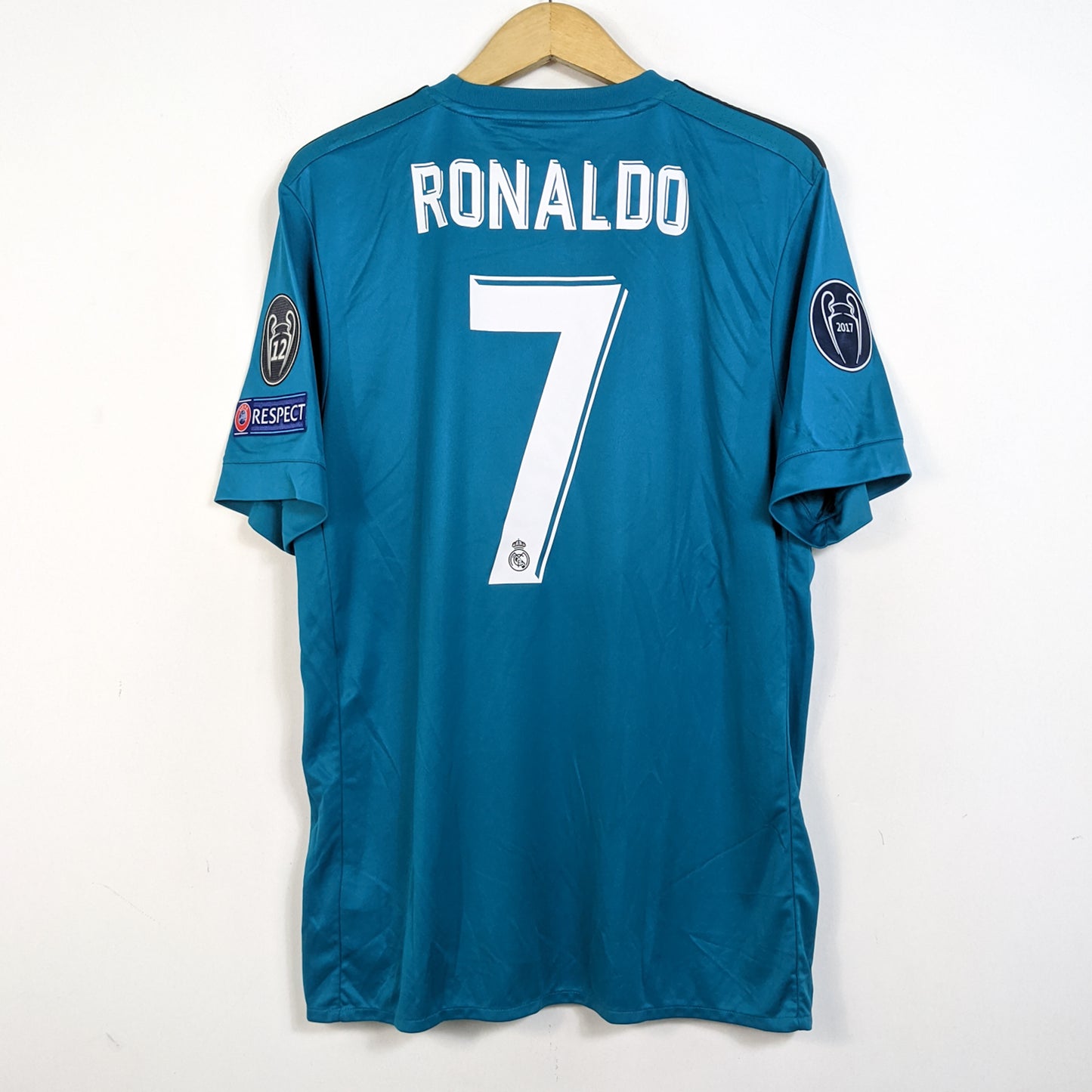 Original Real Madrid 2017/18 Third - Ronaldo #7 Size L