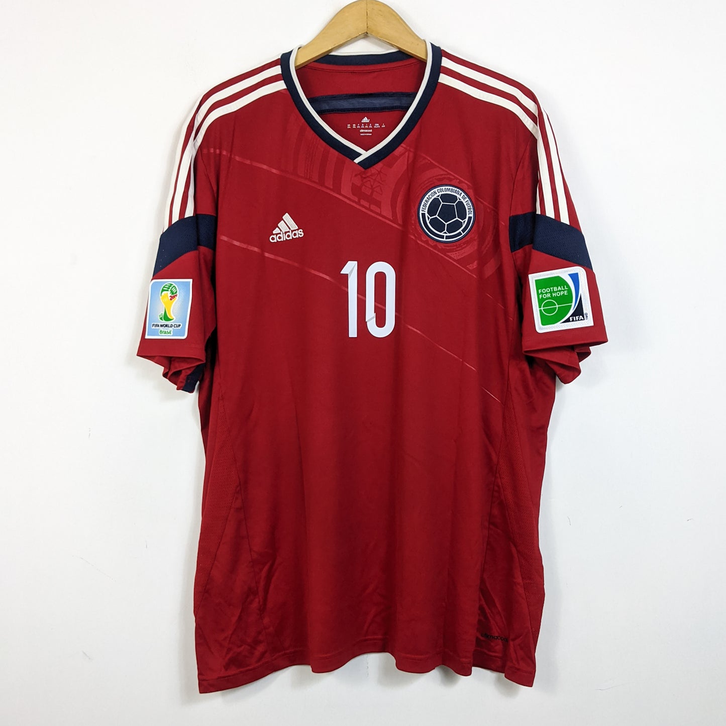 Original Colombia 2014/15 Away - James #10 Size XXL