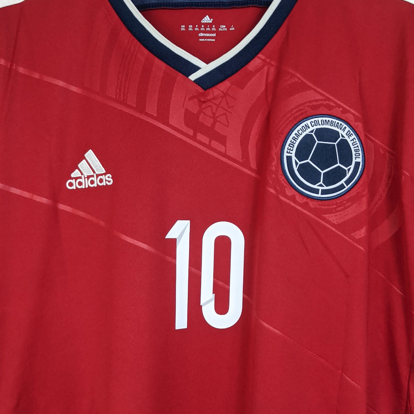 Original Colombia 2014/15 Away - James #10 Size XXL