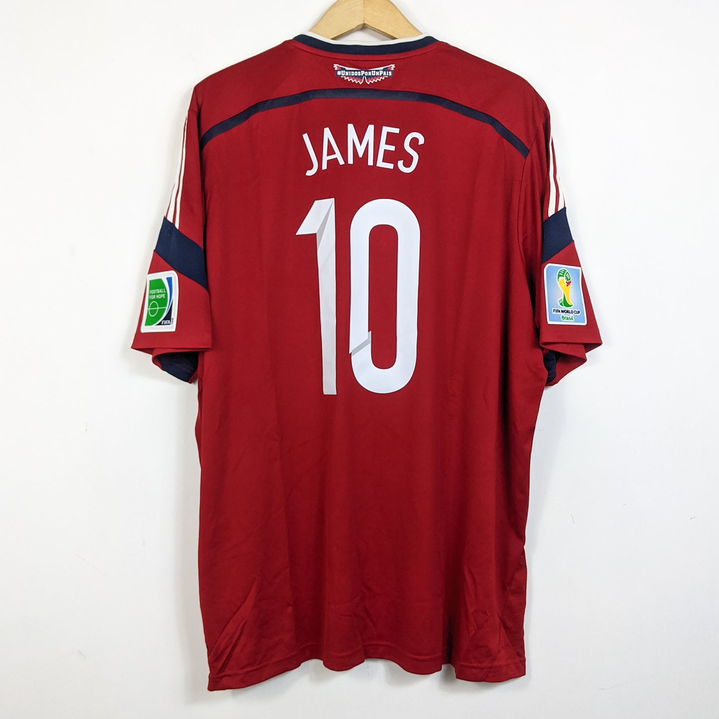 Original Colombia 2014/15 Away - James #10 Size XXL