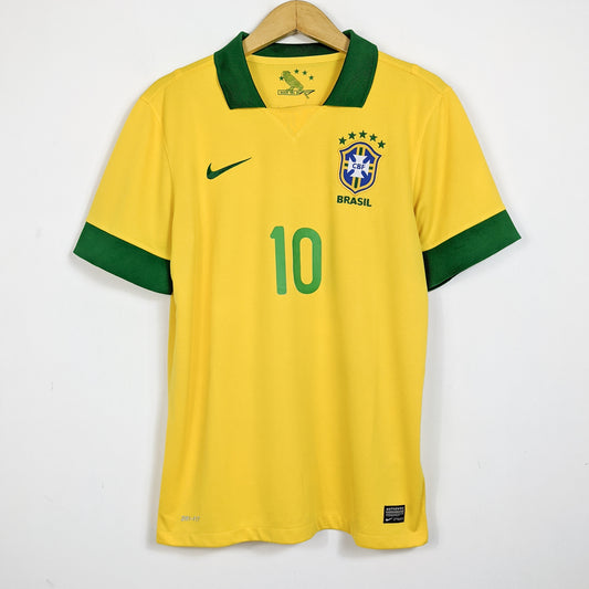 Original Brazil 2013 Home - Neymar Jr #10 Size M (Confederations Cup)