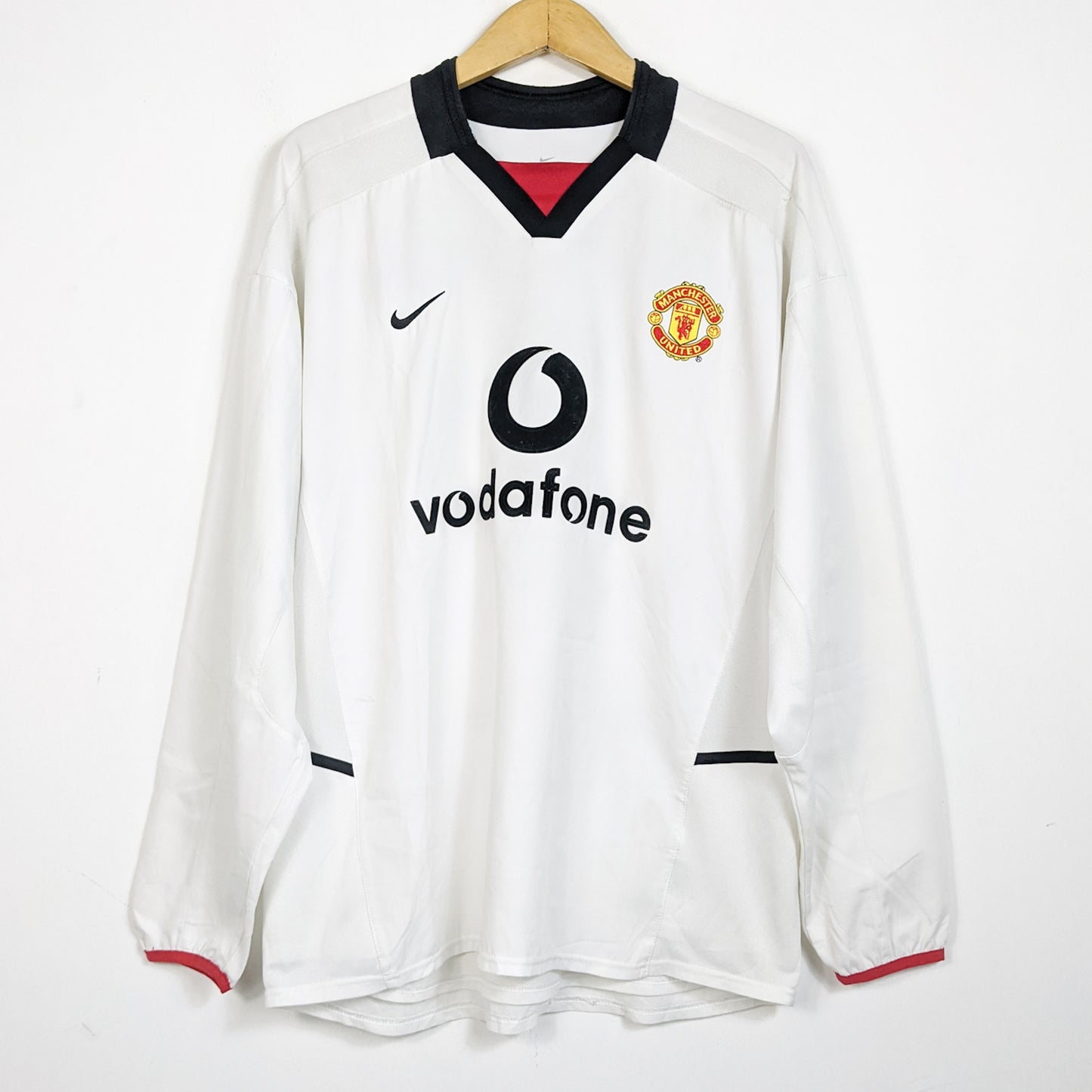 Original Manchester United 2002/03 Away - Beckham #7 Size L (Long Sleeve)