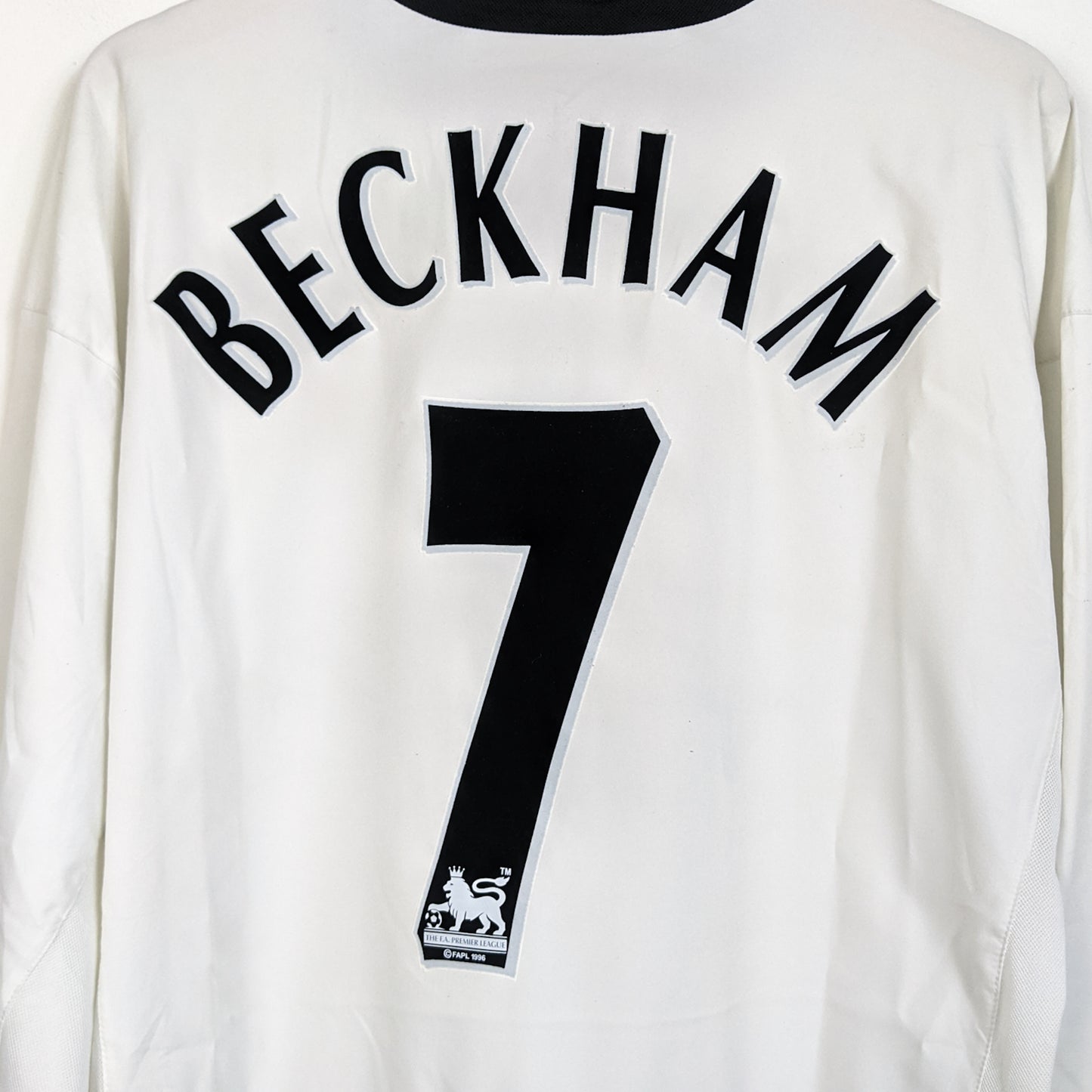 Original Manchester United 2002/03 Away - Beckham #7 Size L (Long Sleeve)