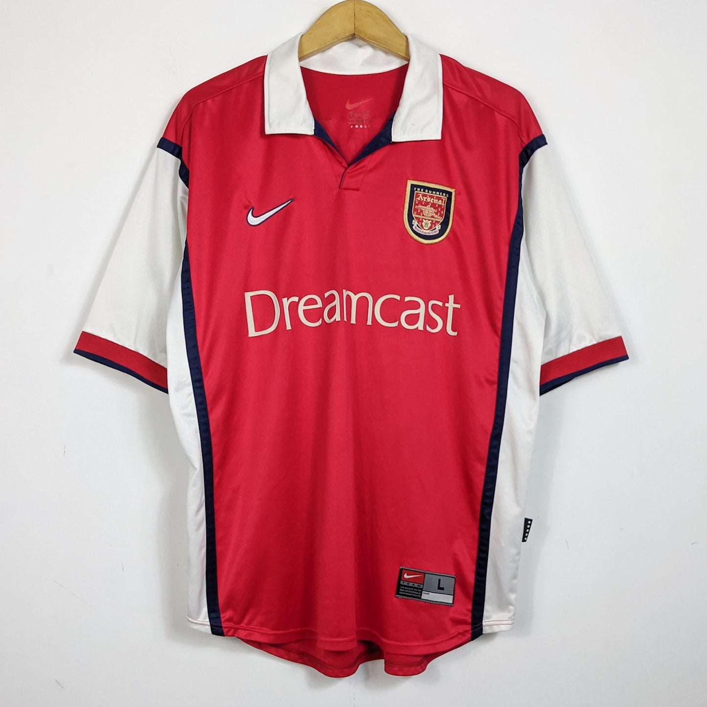 Original Arsenal 2000/02 Home - Henry #14 Size L
