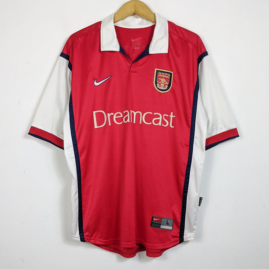 Original Arsenal 2000/02 Home - Henry #14 Size L