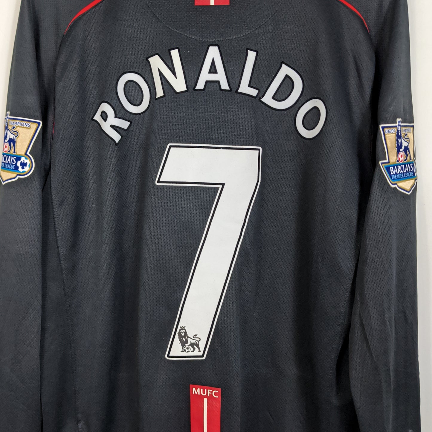Original Manchester United 2007/08 Away - Ronaldo #7 Size XL (Long Sleeve)