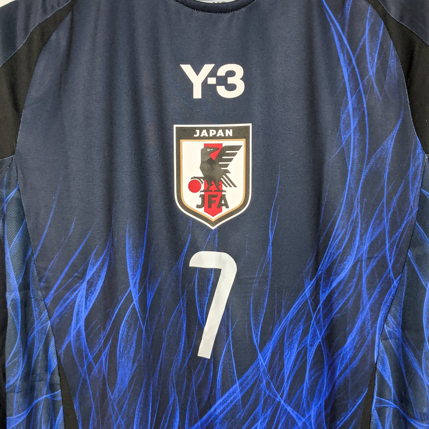 Original Japan 2024/25 Y-3 Home - Mitoma #7 Size L fit M (Long Sleeve) (Bnwt) (Player Issue)