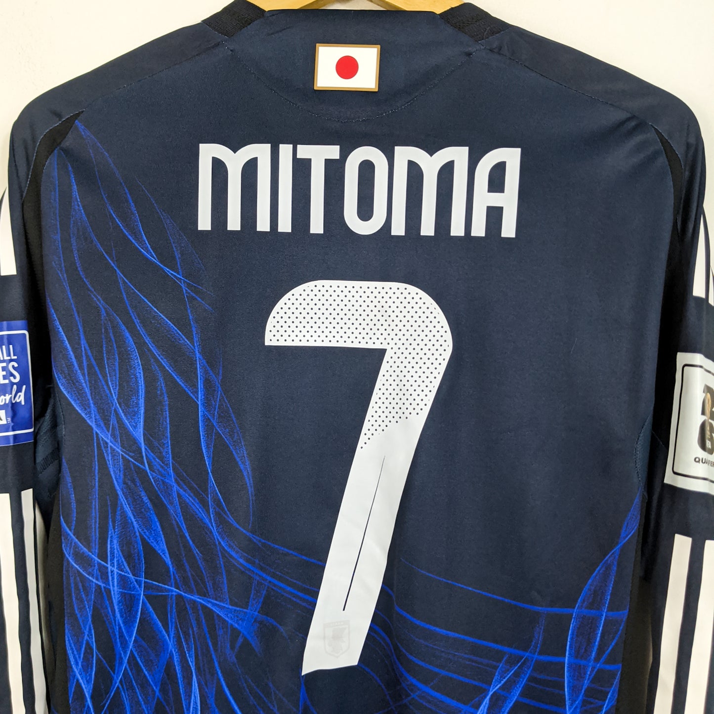 Original Japan 2024/25 Y-3 Home - Mitoma #7 Size L fit M (Long Sleeve) (Bnwt) (Player Issue)