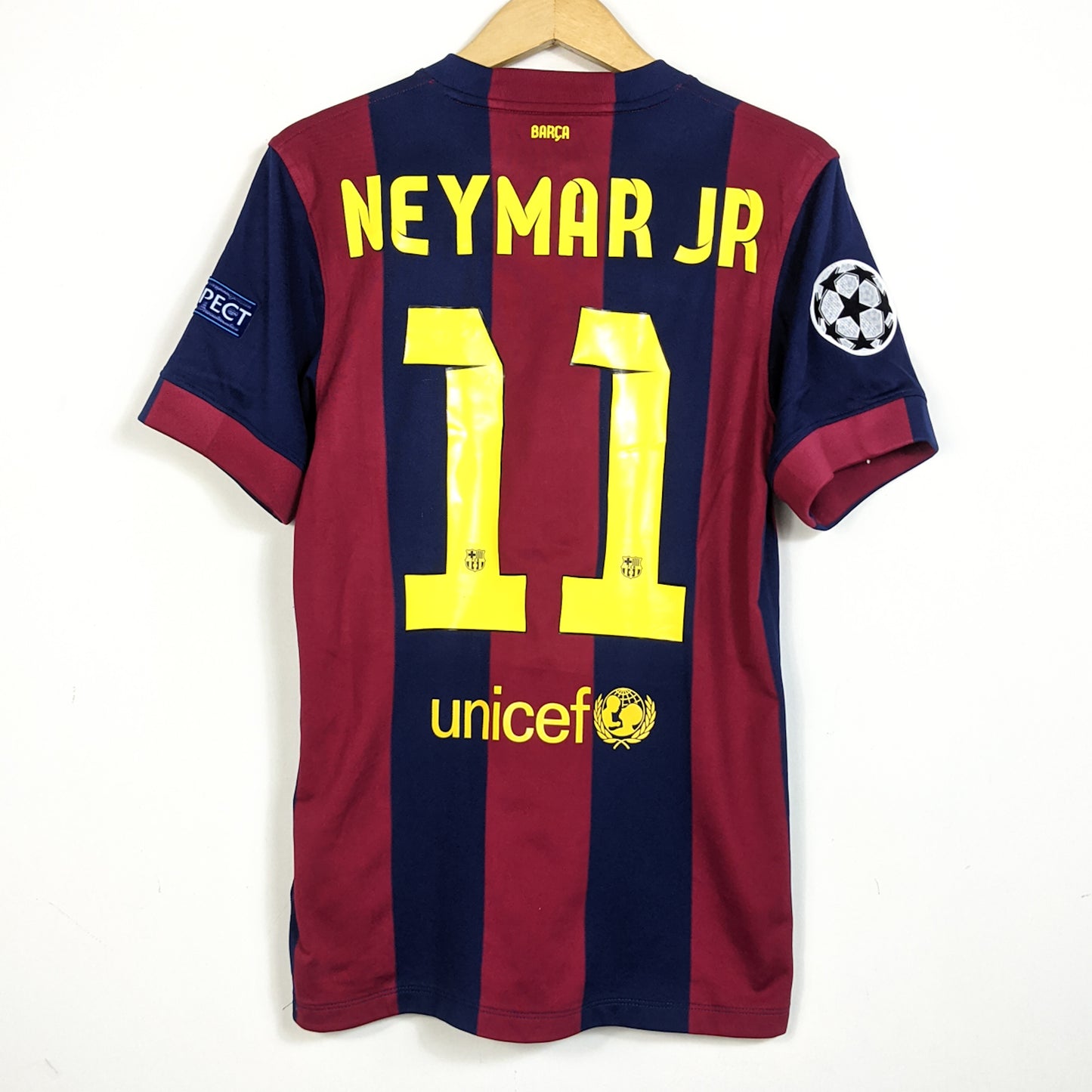 Original Barcelona 2014/15 Home - Neymar Jr #11 Size S