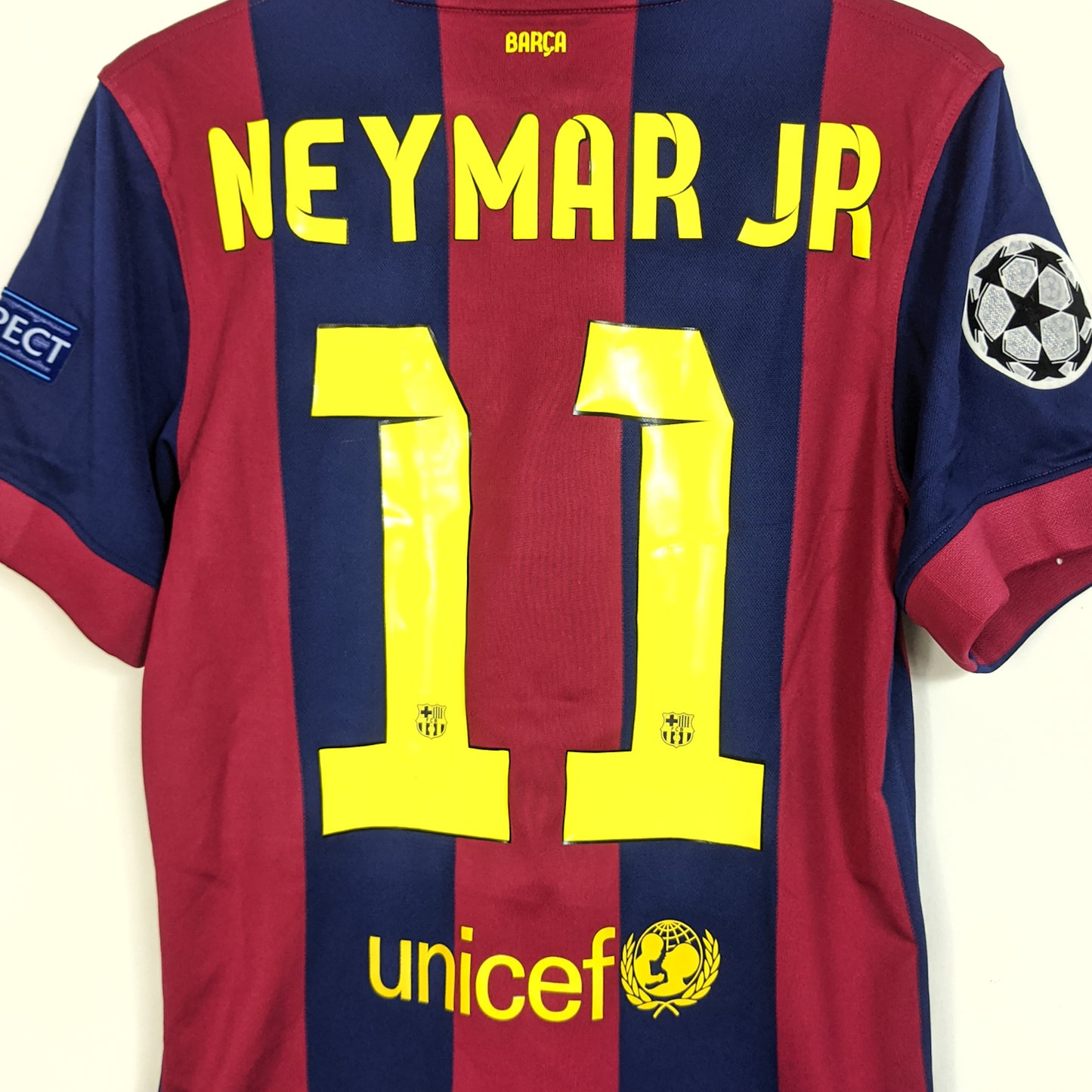 Original Barcelona 2014/15 Home - Neymar Jr #11 Size S