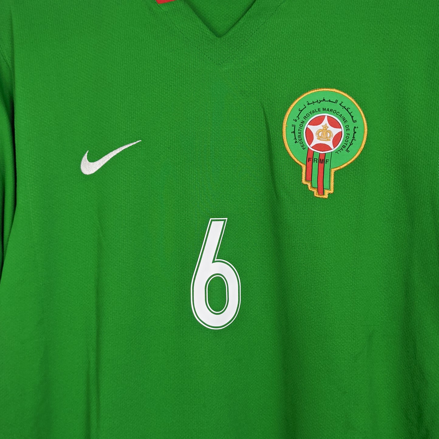 Original Morocco 2006/07 Home - Naybet #6 Size M