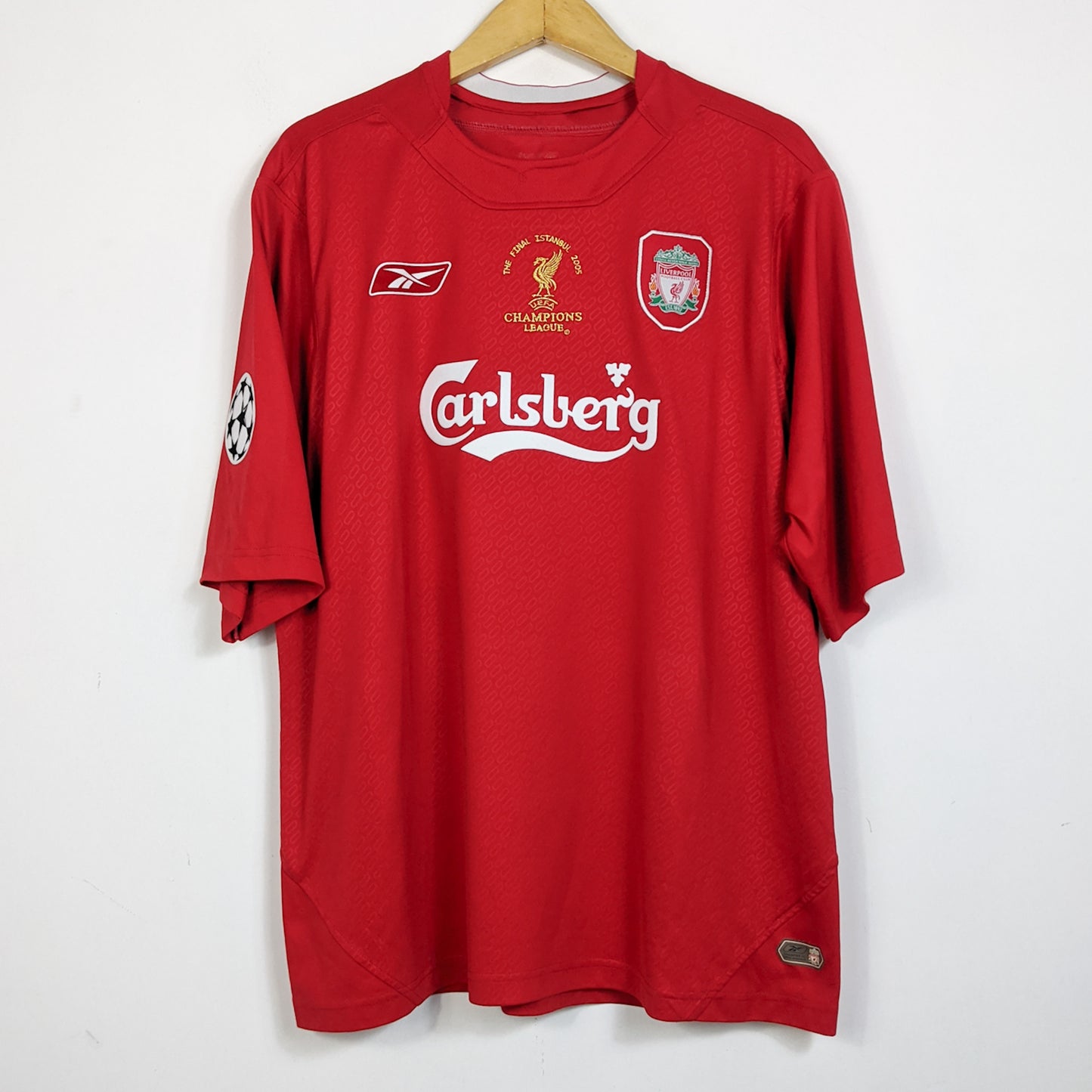 Original Liverpool 2004/05 Home - Gerrard #8 Size fit XXL (Final Istanbul)