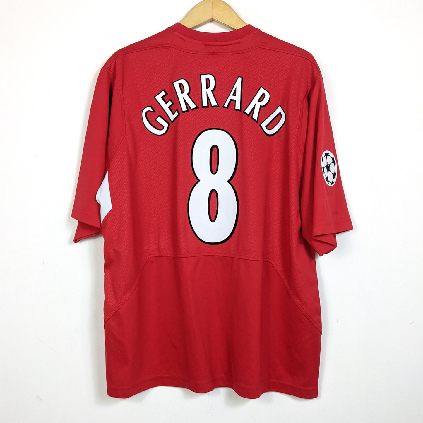 Original Liverpool 2004/05 Home - Gerrard #8 Size fit XXL (Final Istanbul)