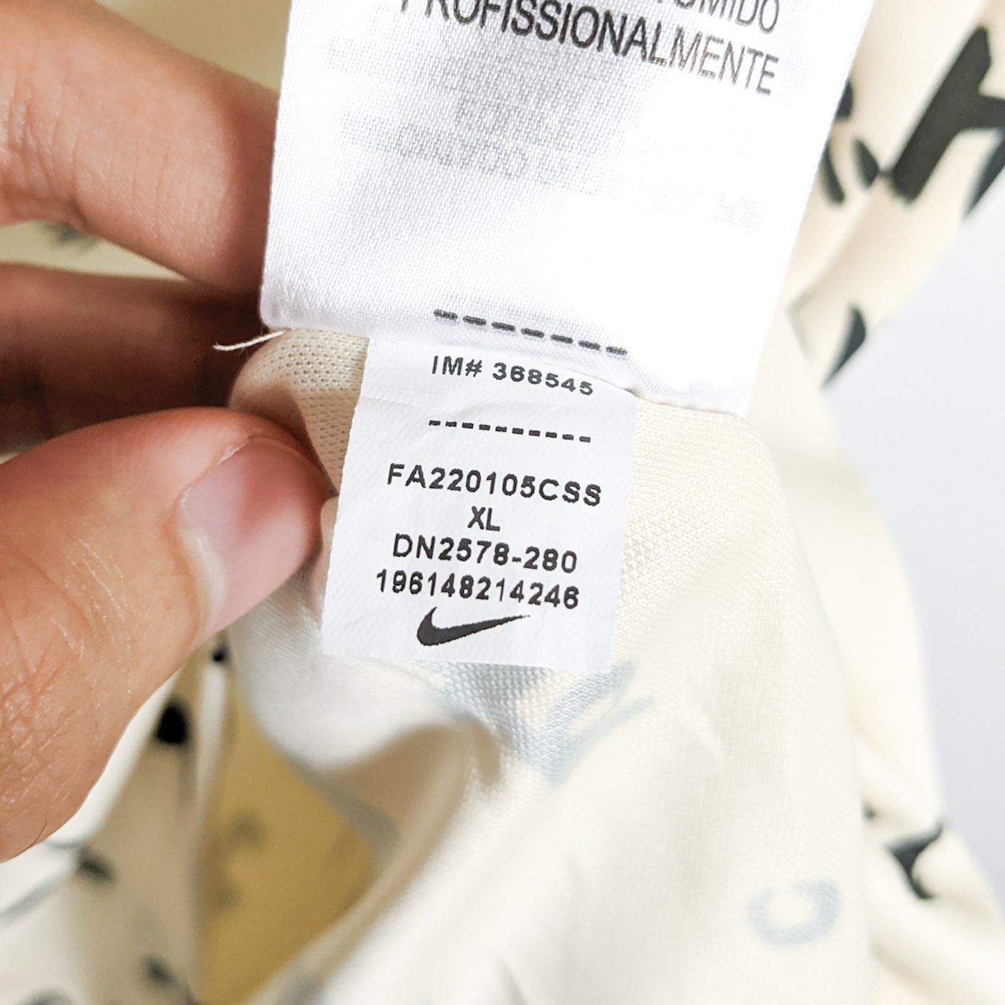 Original Corinthians 2022 Special Third - Size XL (Bnwt)