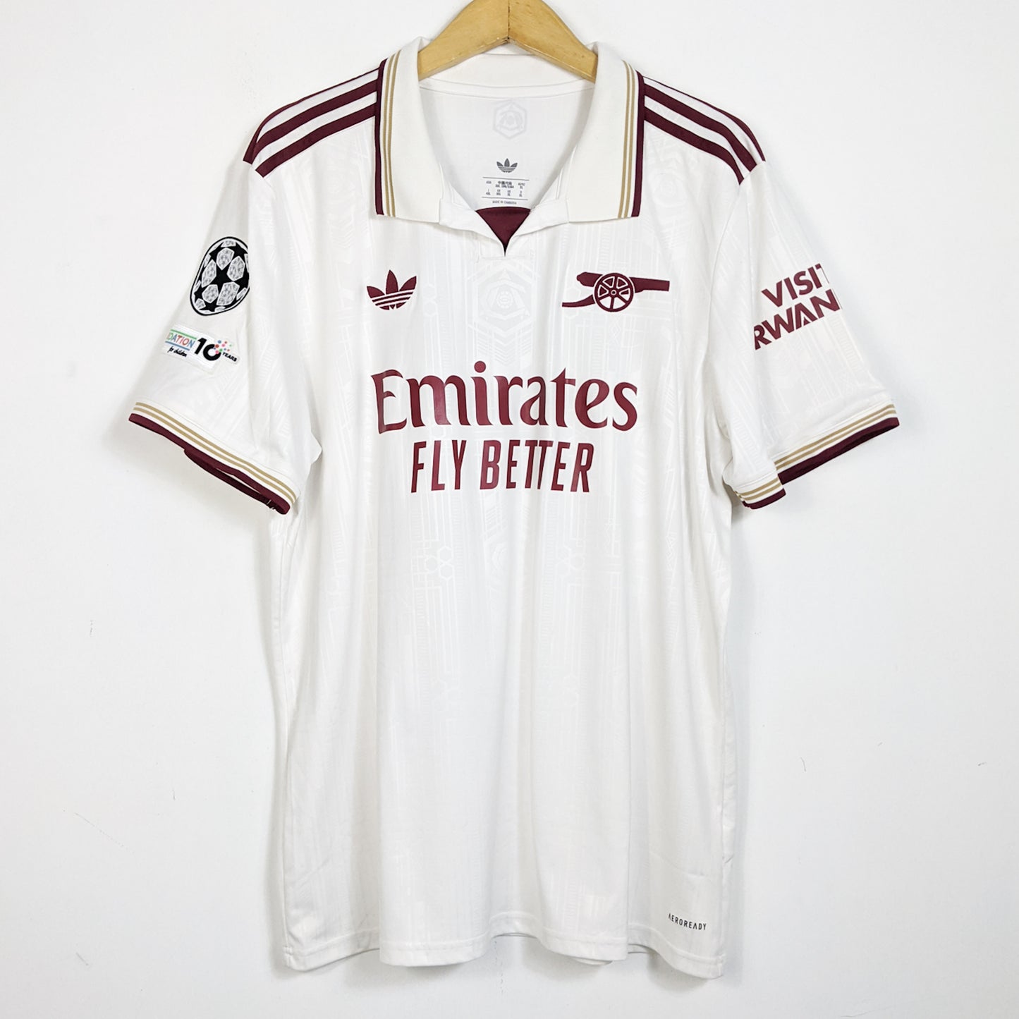 Original Arsenal 2025/26 Third - Rice #41 Size fit XL